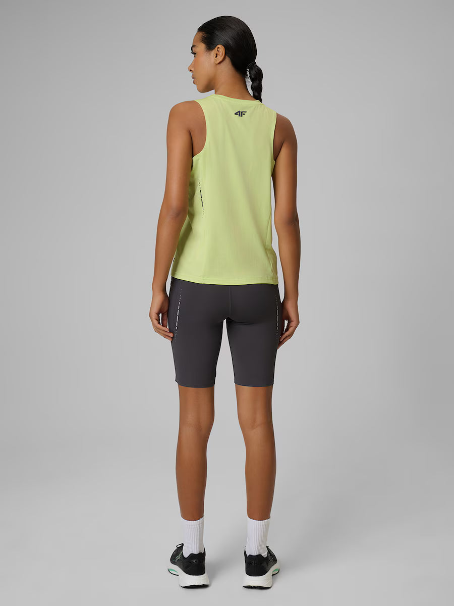 Bermuda Feminina de Compressão Running Quick Dry - Cinza | 4F