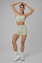 Bermuda Feminina de Treino Seamless Sem Costura - Verde Claro | 4F