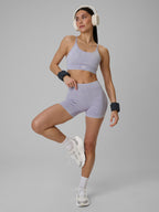 Bermuda Feminina de Treino Seamless Sem Costura - Roxo | 4F