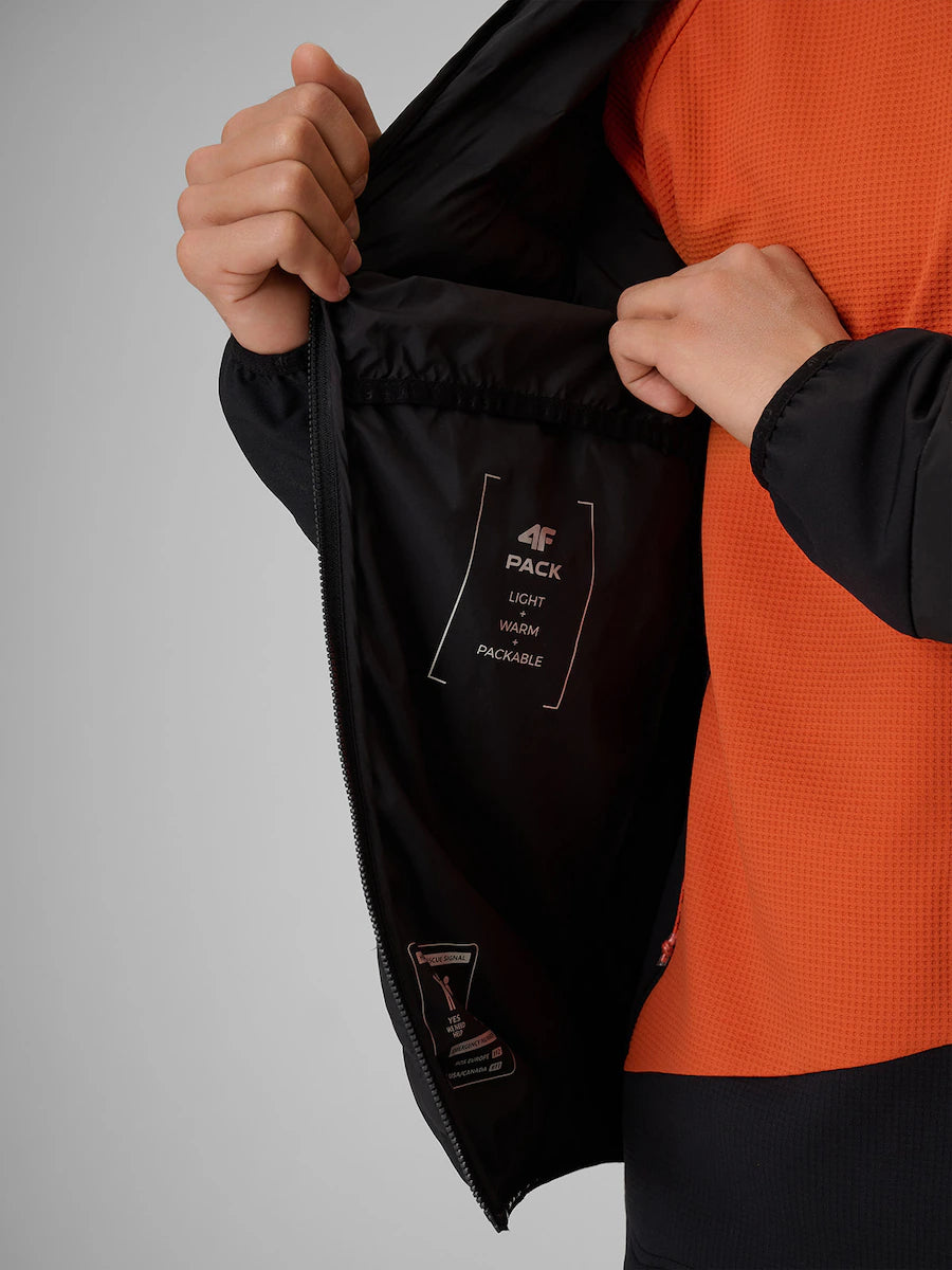 Jaqueta Masculina Trekking  Primaloft Silver - Preto | 4F