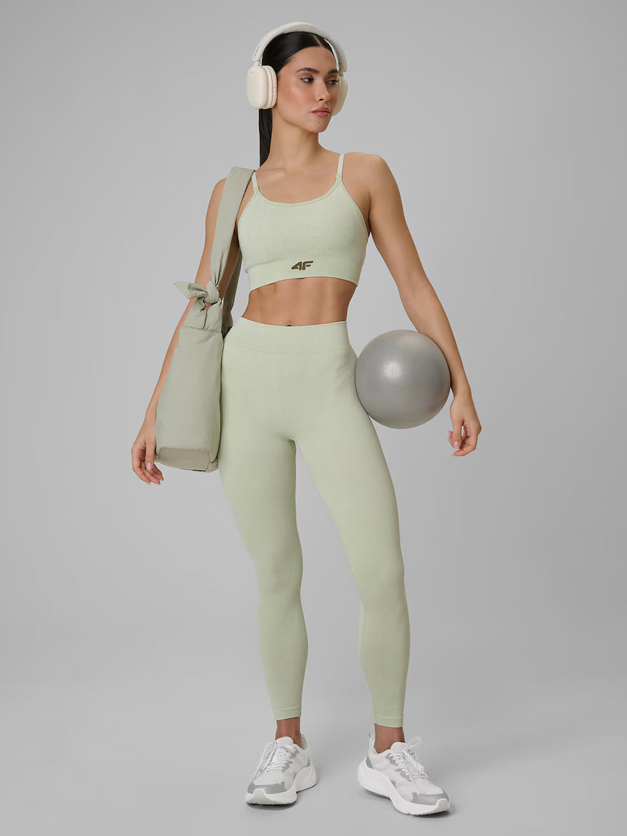 Top Esportivo Feminino Training - Verde claro | 4F