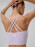 Top Cropped Feminino Yoga Quick-drying - Roxo Claro | 4F