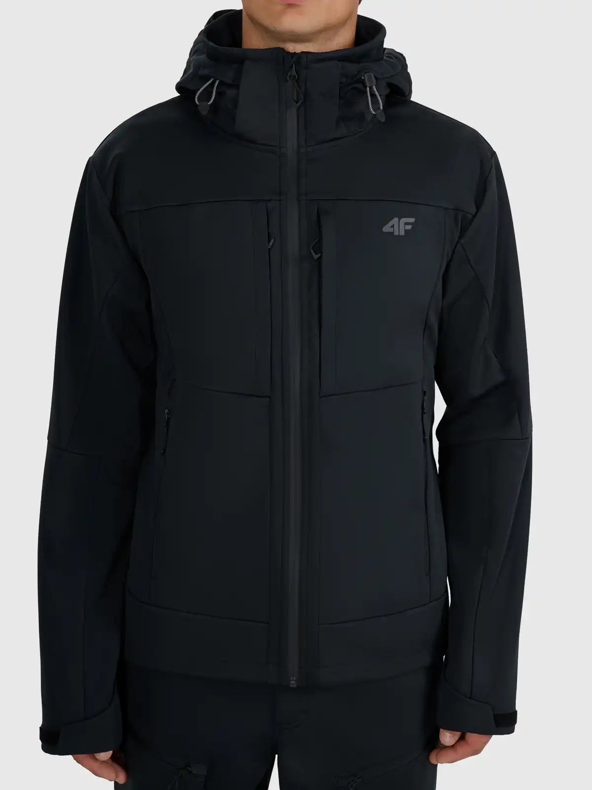 Jaqueta Softshell Masculina Trekking com Membrana 8000 - Preto | 4F