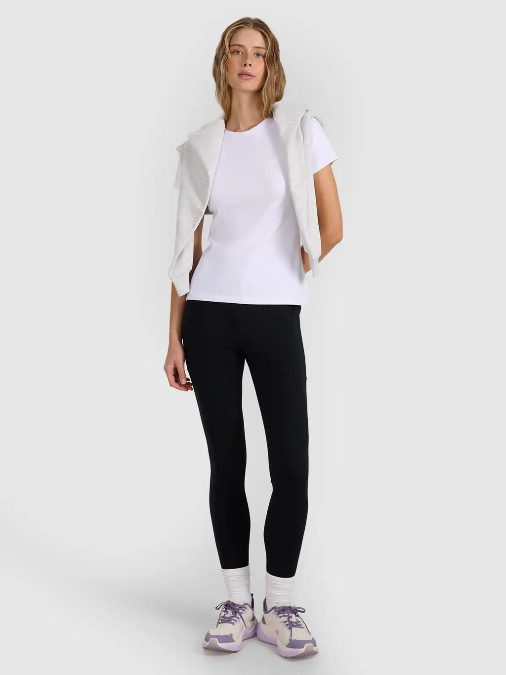 Camiseta Sportstyle slim - Branca | 4F