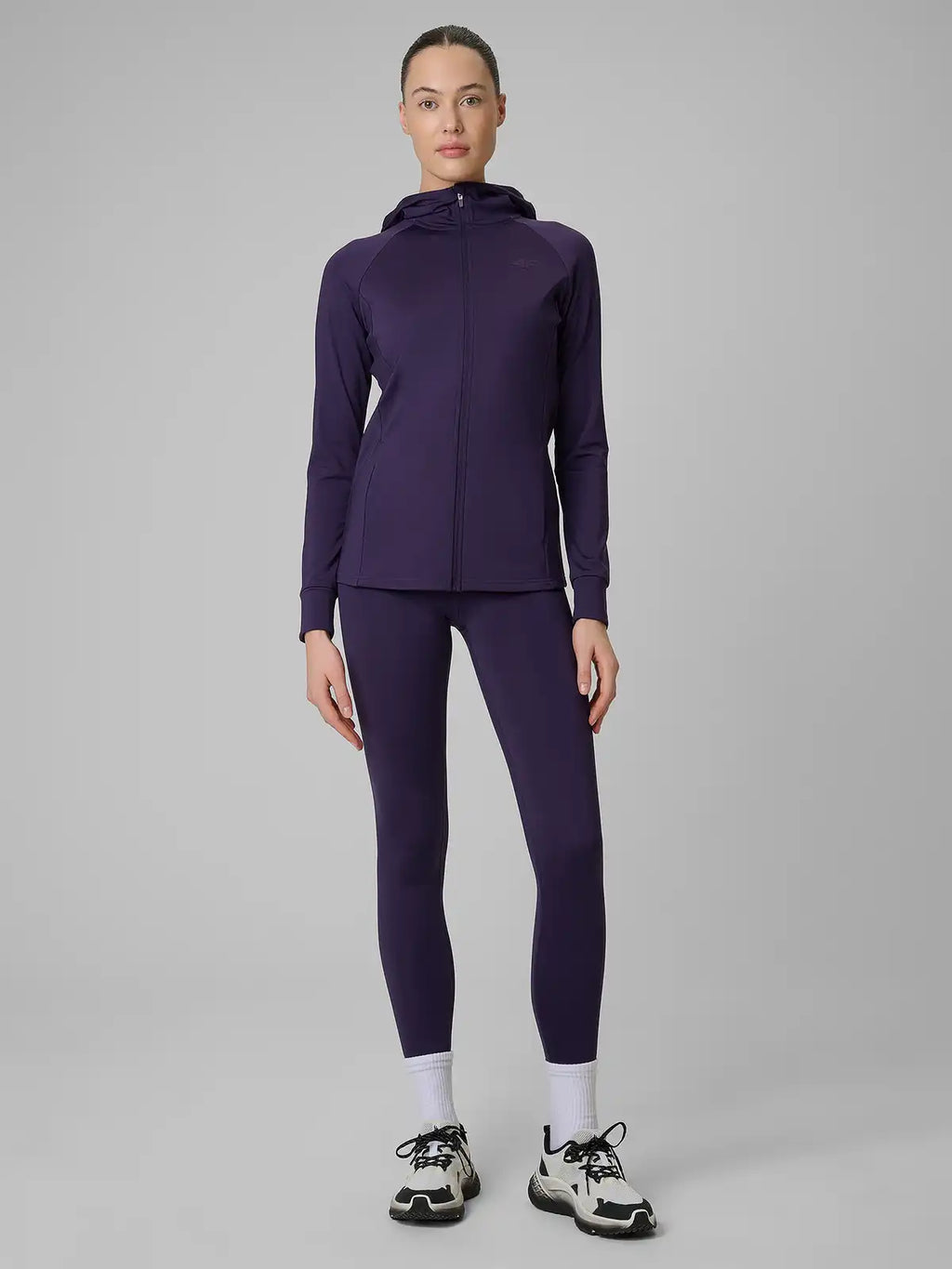 Moletom Esportivo Feminino Quick-Drying Multi Active - Roxo escuro | 4F