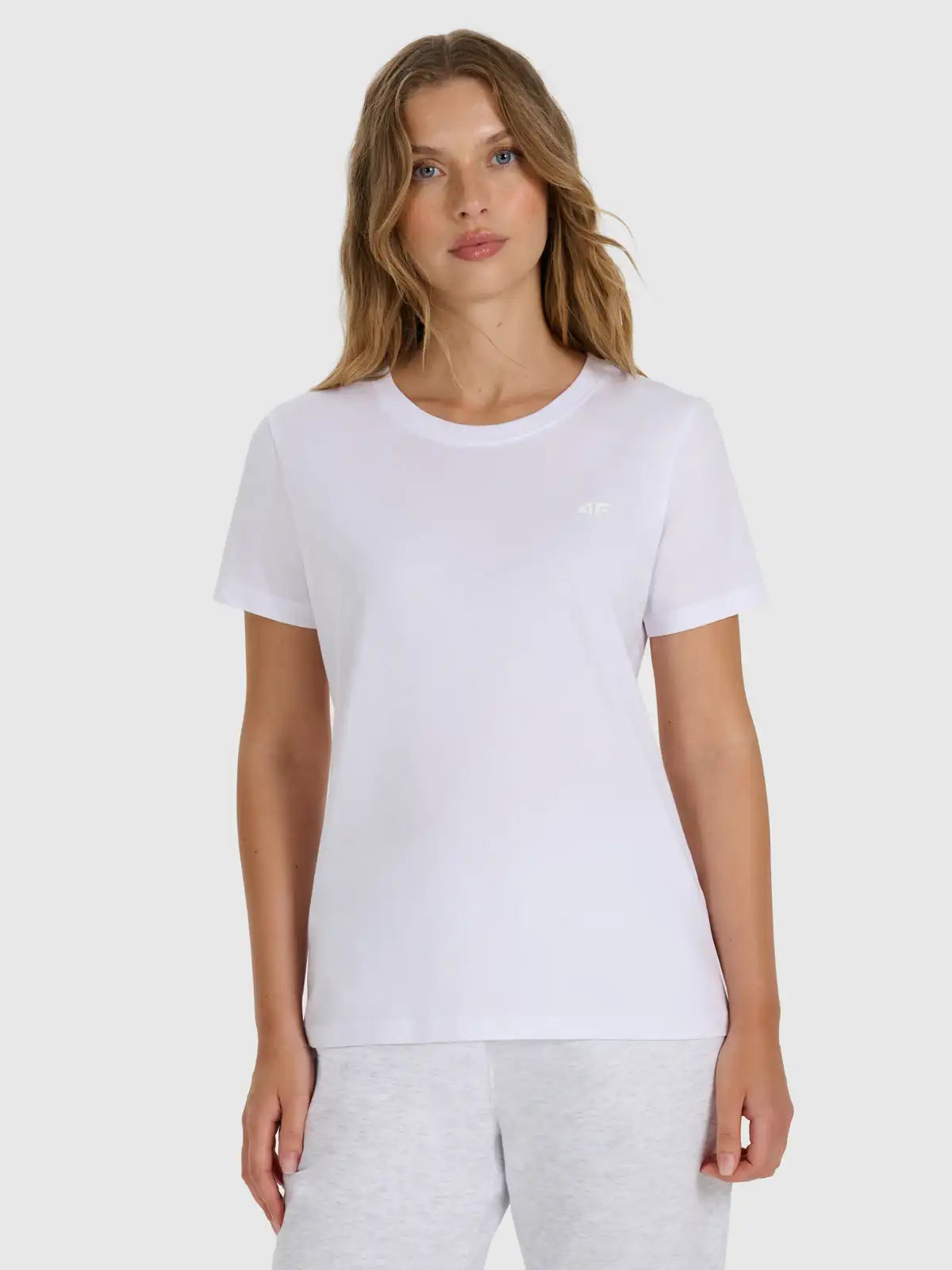 Camiseta Sportstyle regular - Branca | 4F