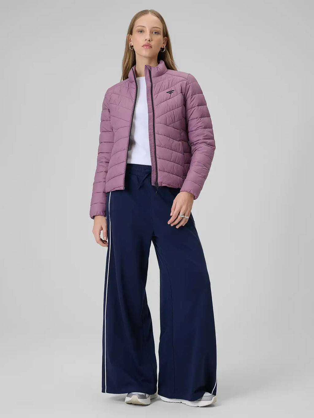 Jaqueta Puffer Feminina Sportstyle - Roxo | 4F