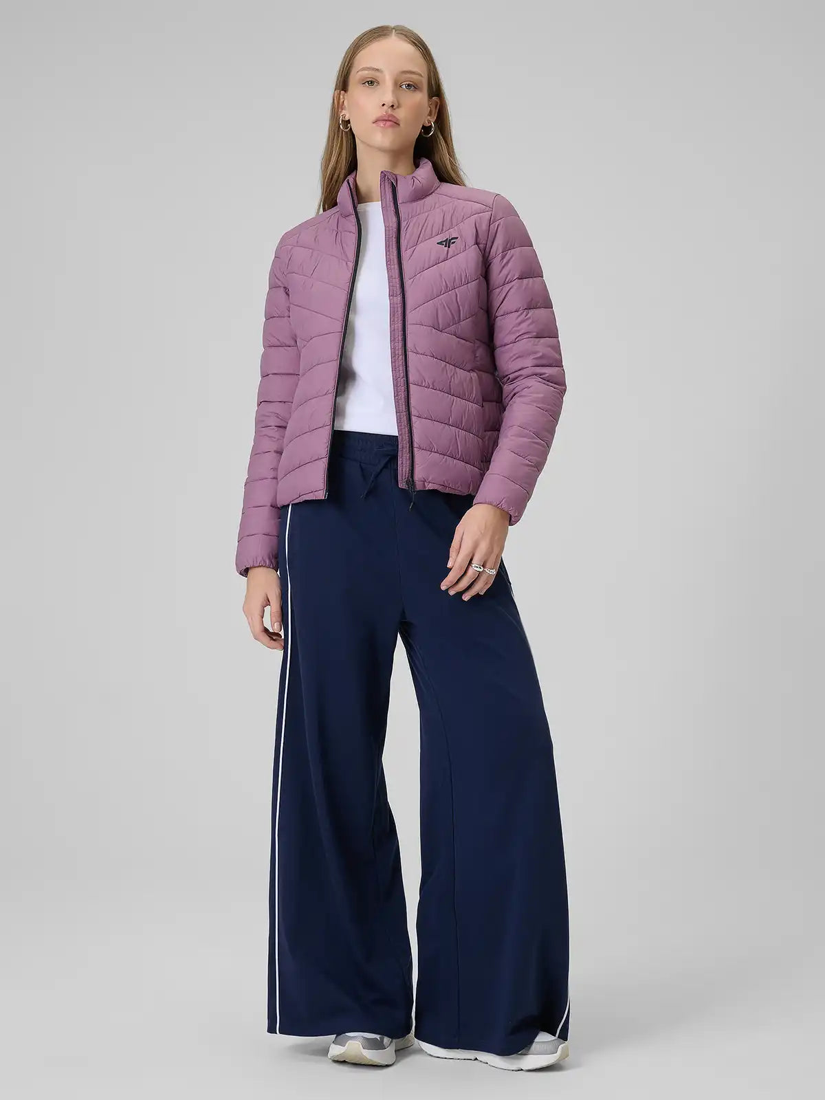 Jaqueta Puffer Feminina Sportstyle - Roxo | 4F