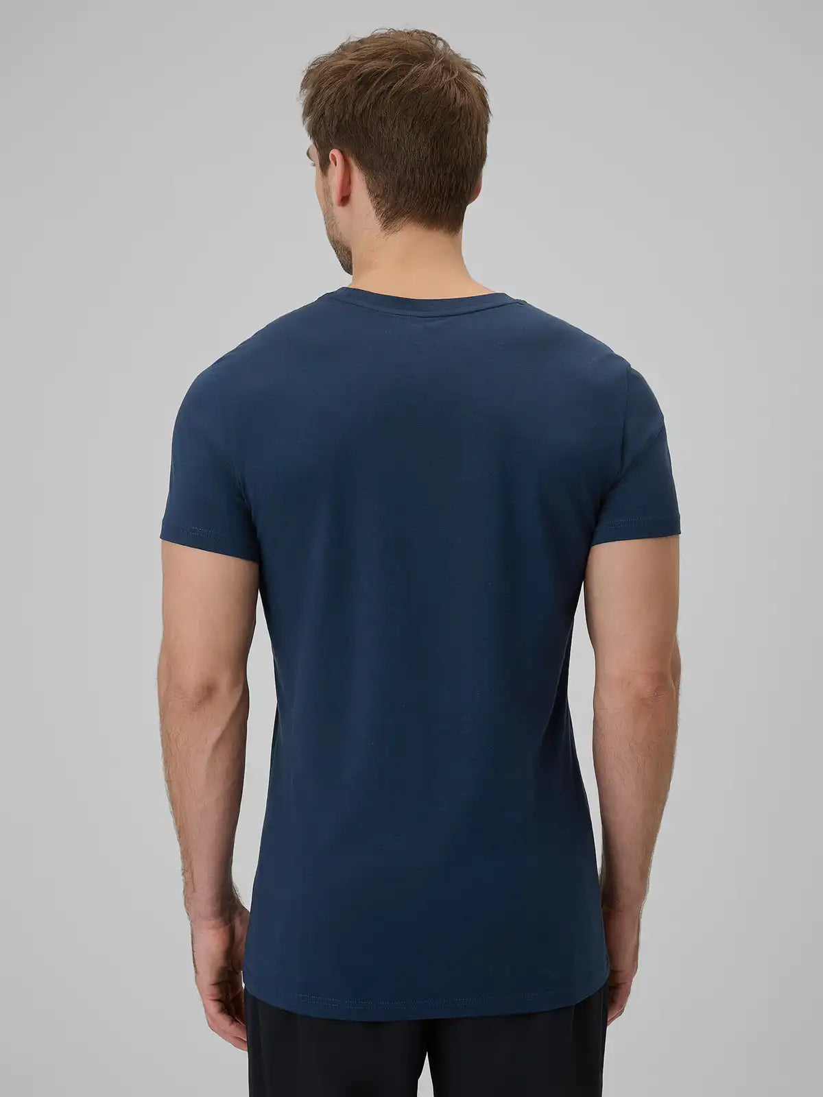 Camiseta Slim Masculina Sportstyle - Marinho | 4F