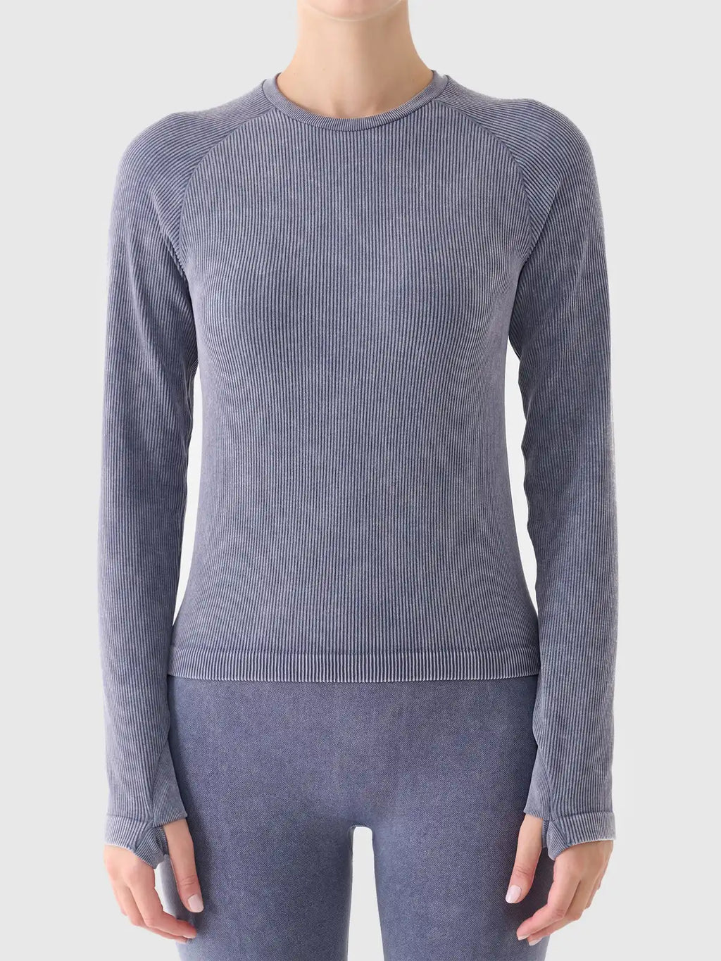 Camiseta Manga Longa FNK Yoga - Azul Escuro | 4F