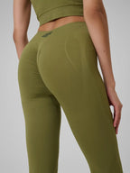 Legging Esportiva Feminina Yoga - Verde oliva | 4F