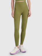 Legging Esportiva Feminina Yoga - Verde oliva | 4F