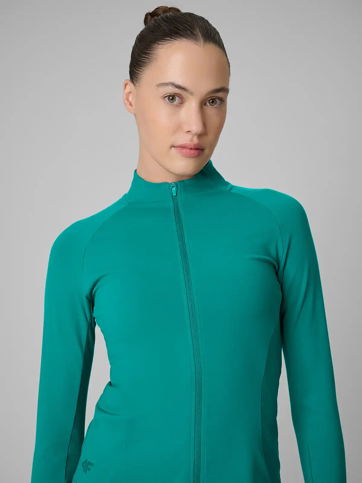Moletom Esportivo Feminino Quick-Drying Multi Active - Verde petróleo | 4F