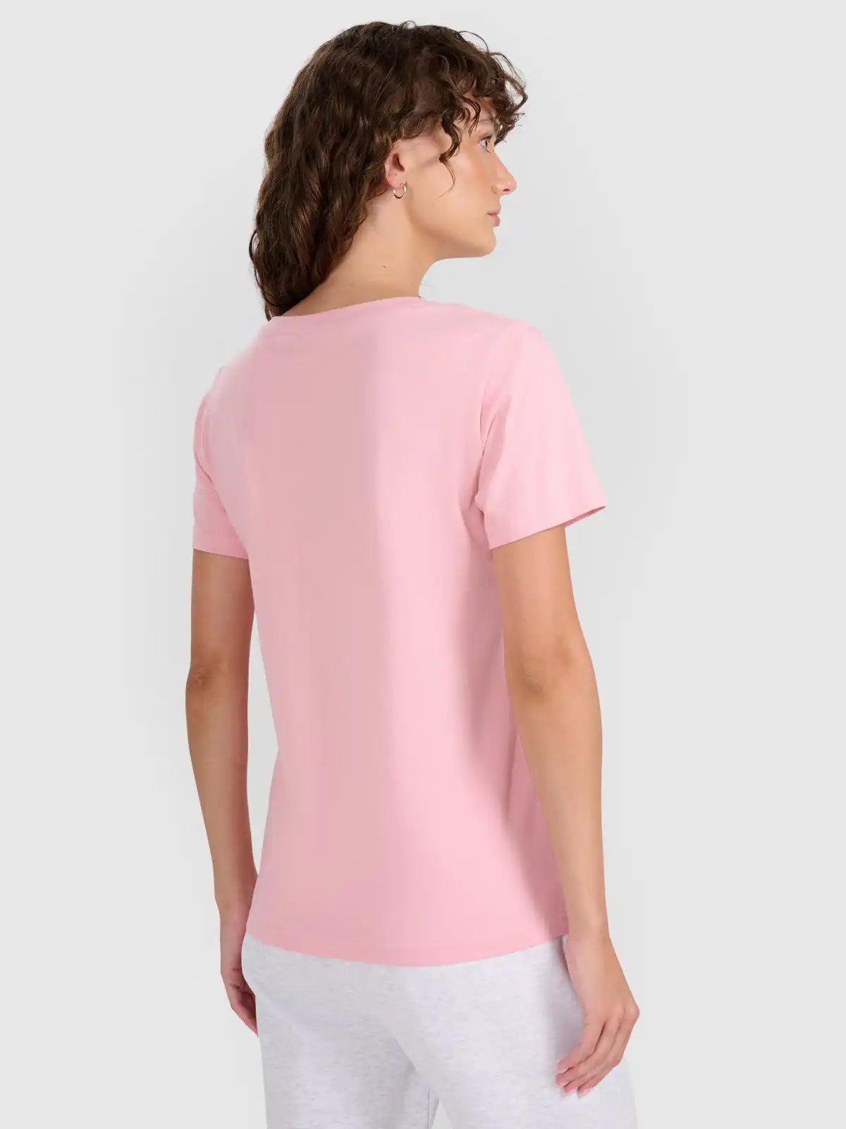 Camiseta Sportstyle regular - Rosa Claro | 4F