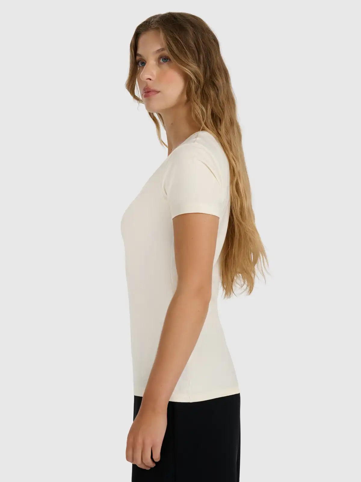 Camiseta Sportstyle slim - Creme | 4F
