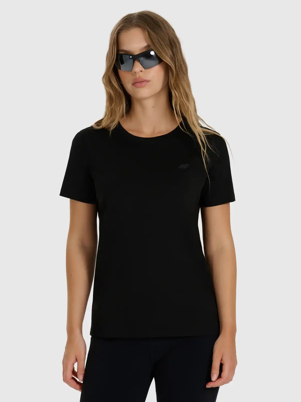 Camiseta Sportstyle regular - Preta | 4F