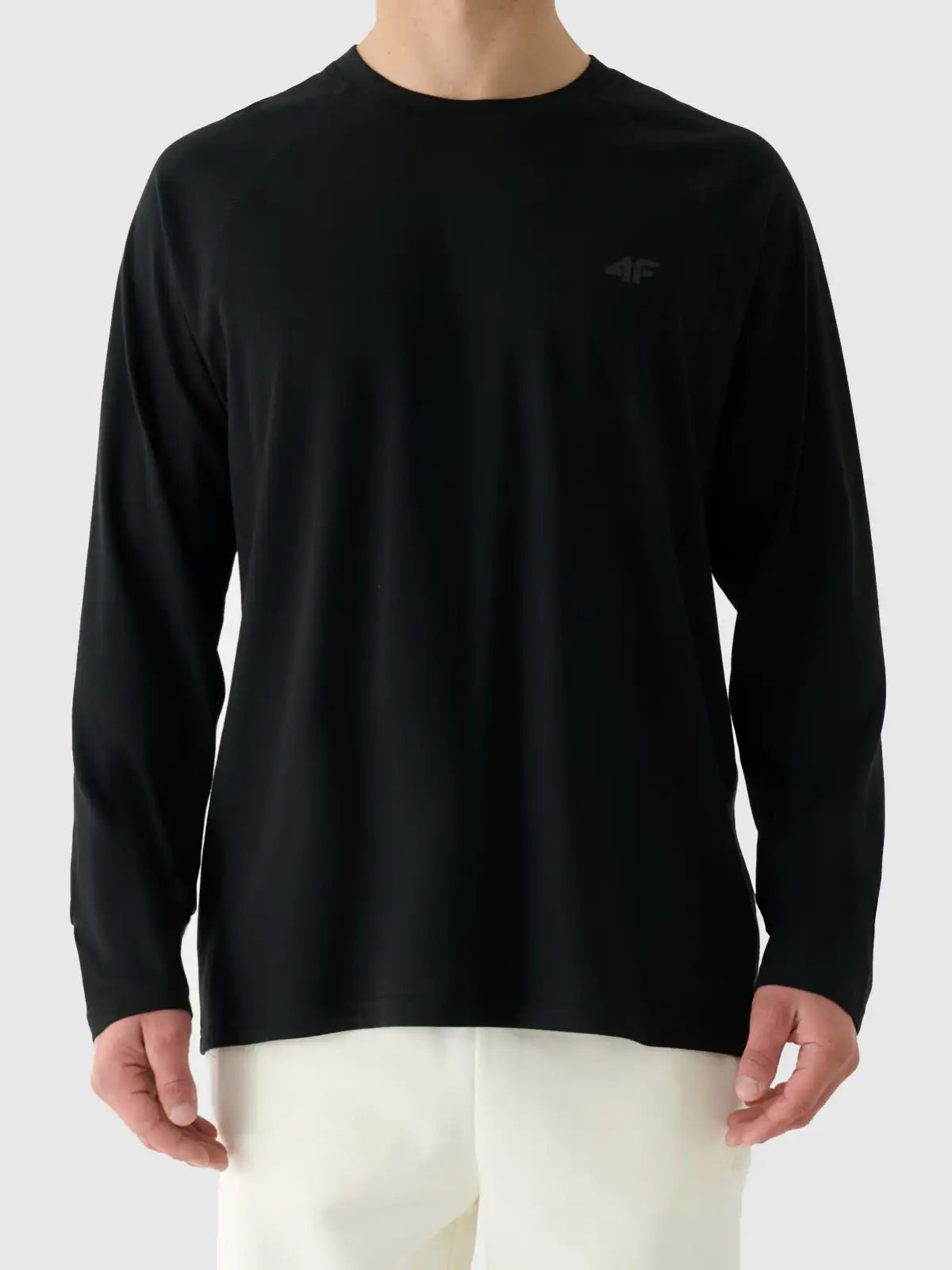 Camiseta Manga Longa Sportstyle - Preta | 4F