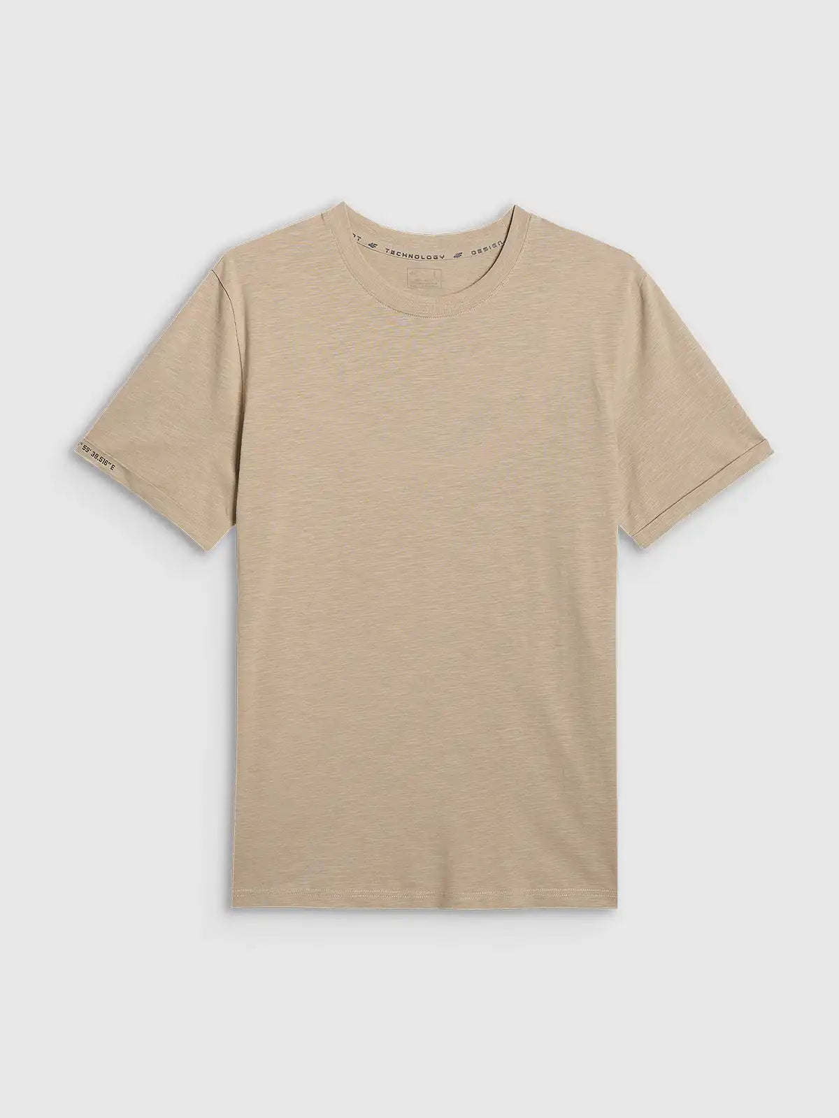 Camiseta Masculina Sportstyle - Bege | 4F