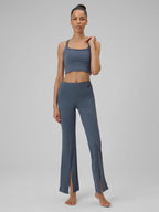 Top Cropped Feminino Yoga Quick-drying - Azul Marinho | 4F