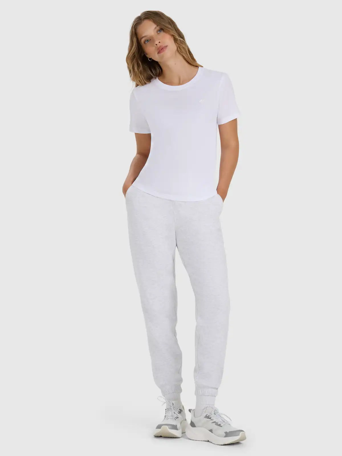 Camiseta Sportstyle regular - Branca | 4F