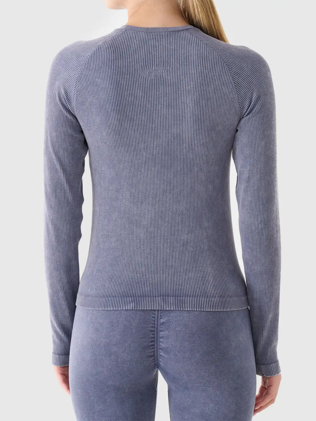 Camiseta Manga Longa FNK Yoga - Azul Escuro | 4F