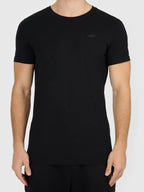 Camiseta Slim Masculina Sportstyle - Preto | 4F