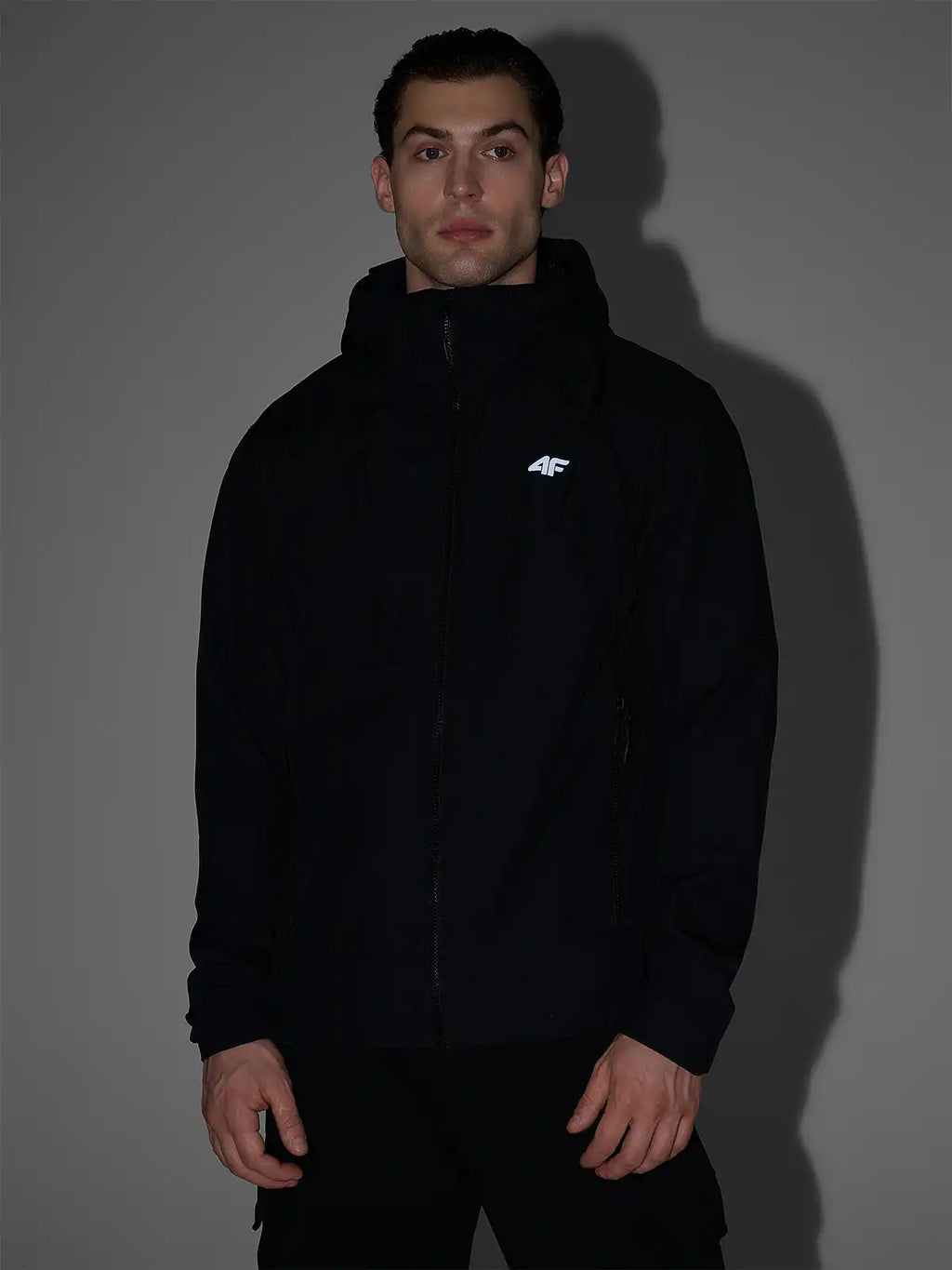 Jaqueta Softshell Masculina com Membrana 5000 - Preto | 4F
