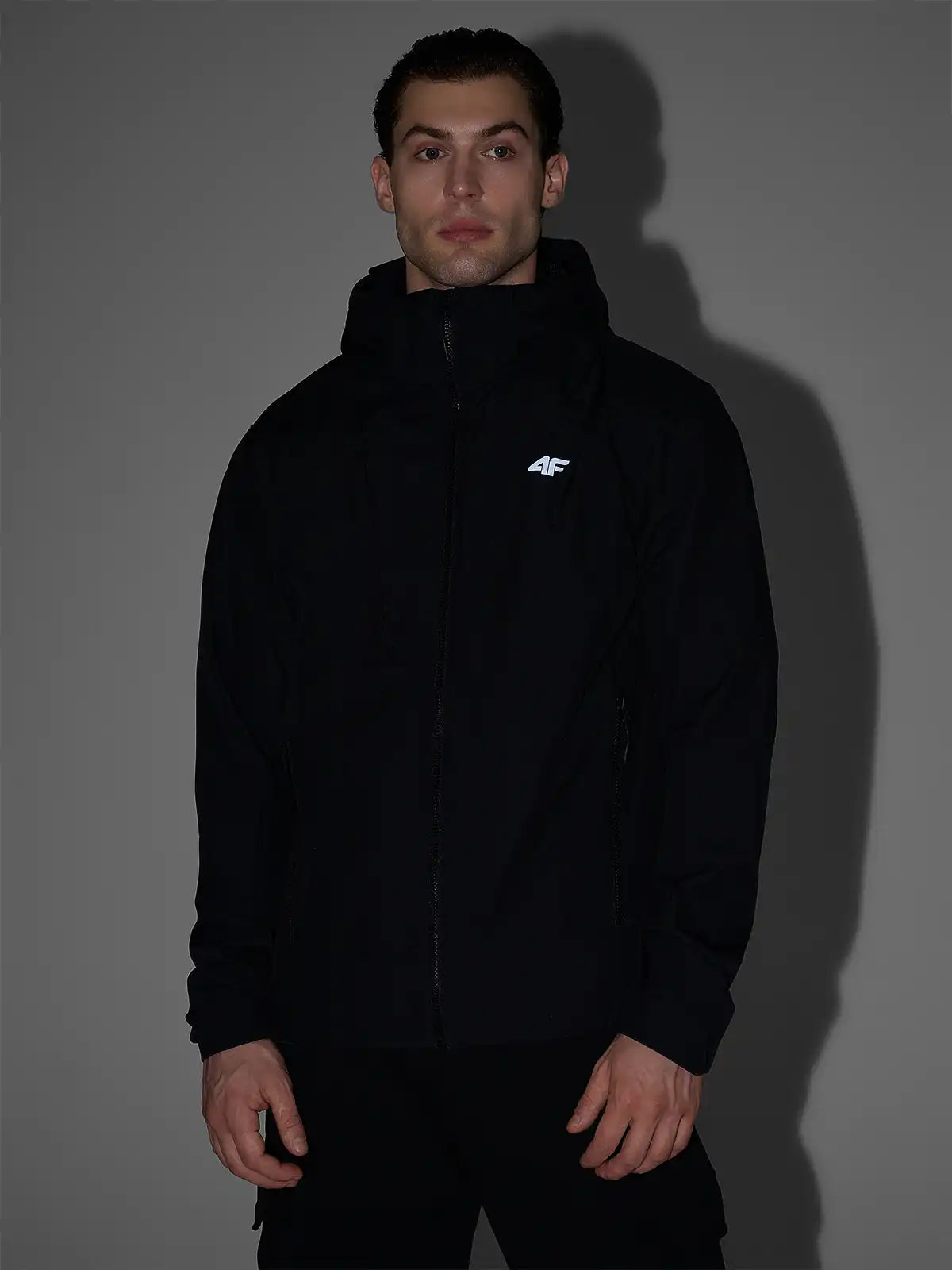 Jaqueta Softshell Masculina com Membrana 5000 - Preto | 4F