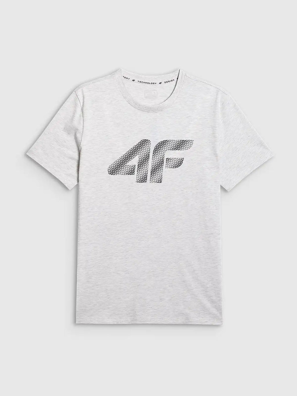 Camiseta Masculina Sportstyle - Cinza claro mesclado | 4F