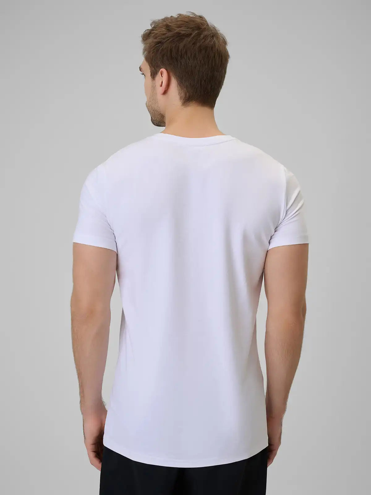 Camiseta Slim Masculina Sportstyle - Branco | 4F