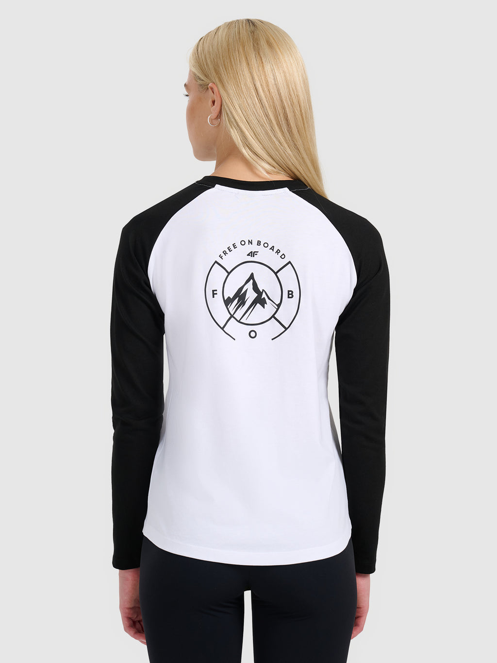 Camiseta Manga Longa Sportstyle - Branca | 4F