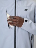 Jaqueta Softshell Masculina com Membrana 5000 - Cinza | 4F