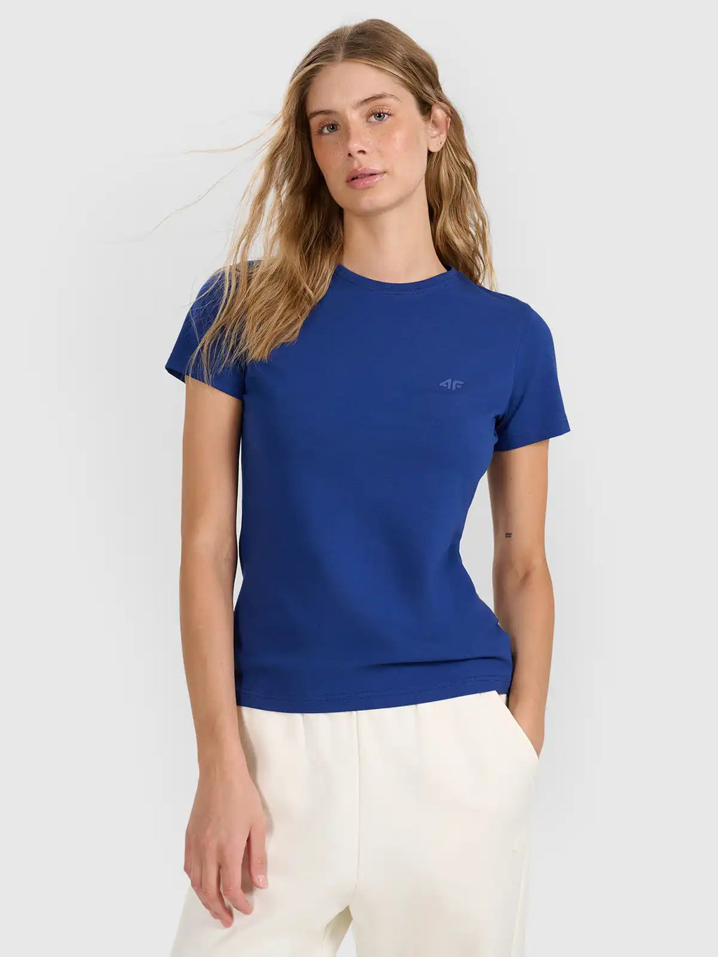 Camiseta Sportstyle slim - Azul Marinho | 4F