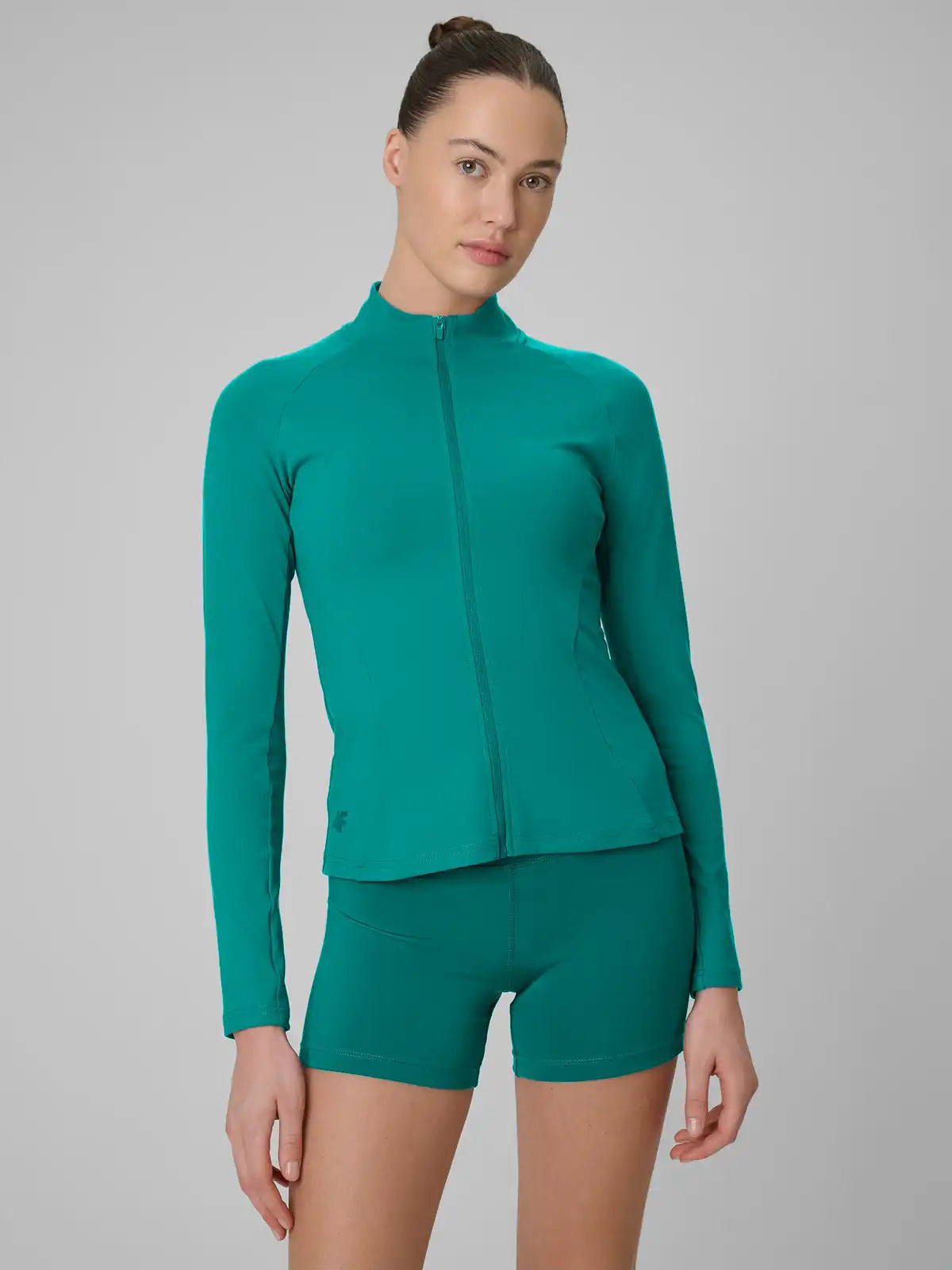 Moletom Esportivo Feminino Quick-Drying Multi Active - Verde petróleo | 4F