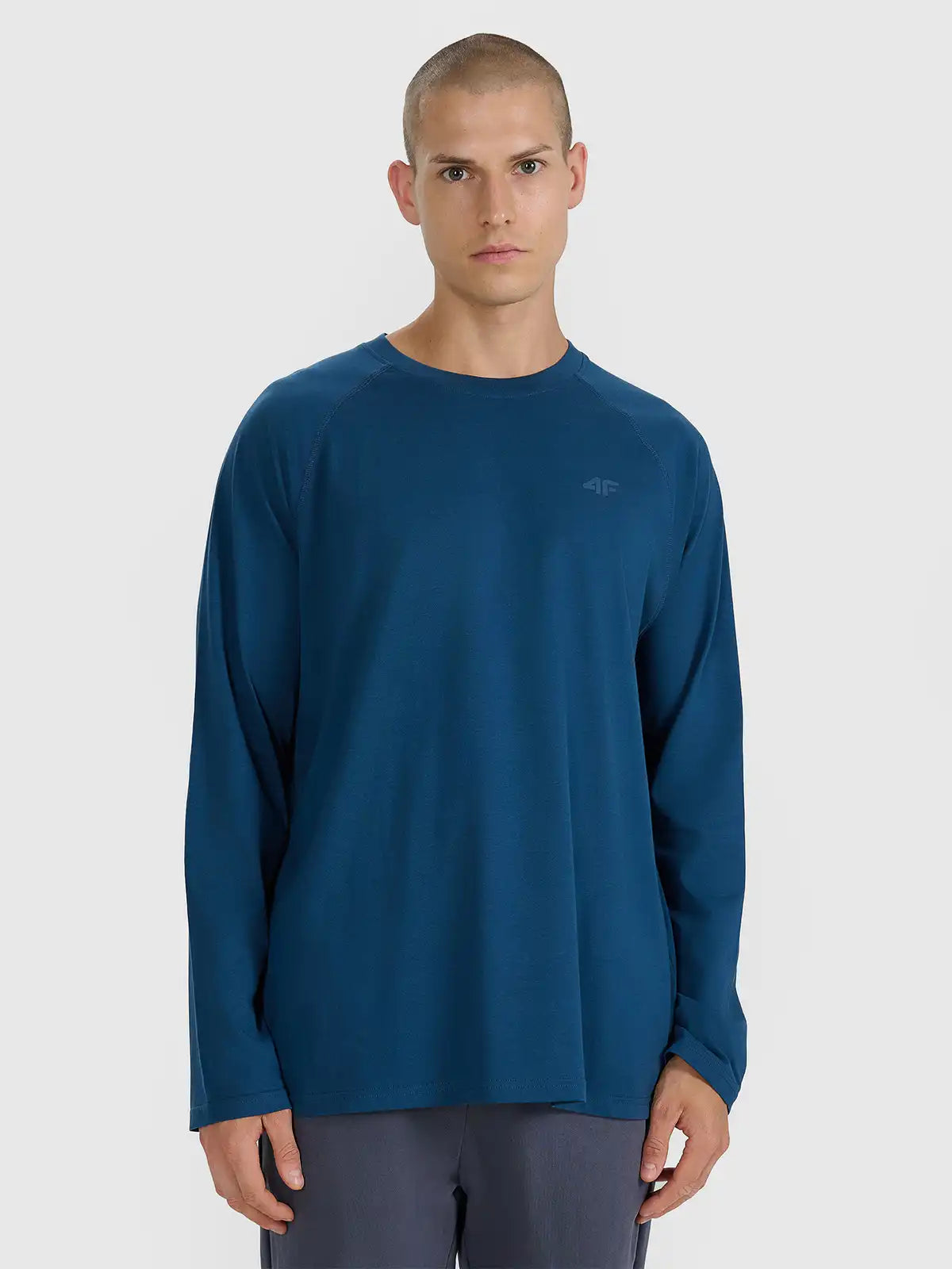 Camiseta Manga Longa Sportstyle - Azul | 4F