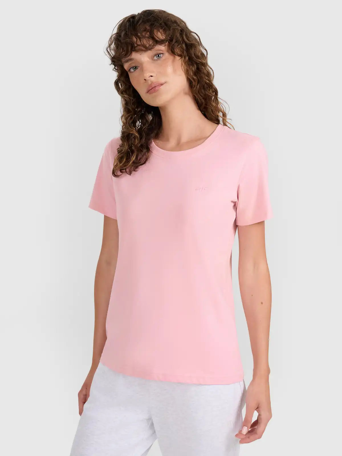 Camiseta Sportstyle regular - Rosa Claro | 4F