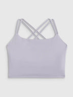 Top Cropped Feminino Yoga Quick-drying - Roxo Claro | 4F
