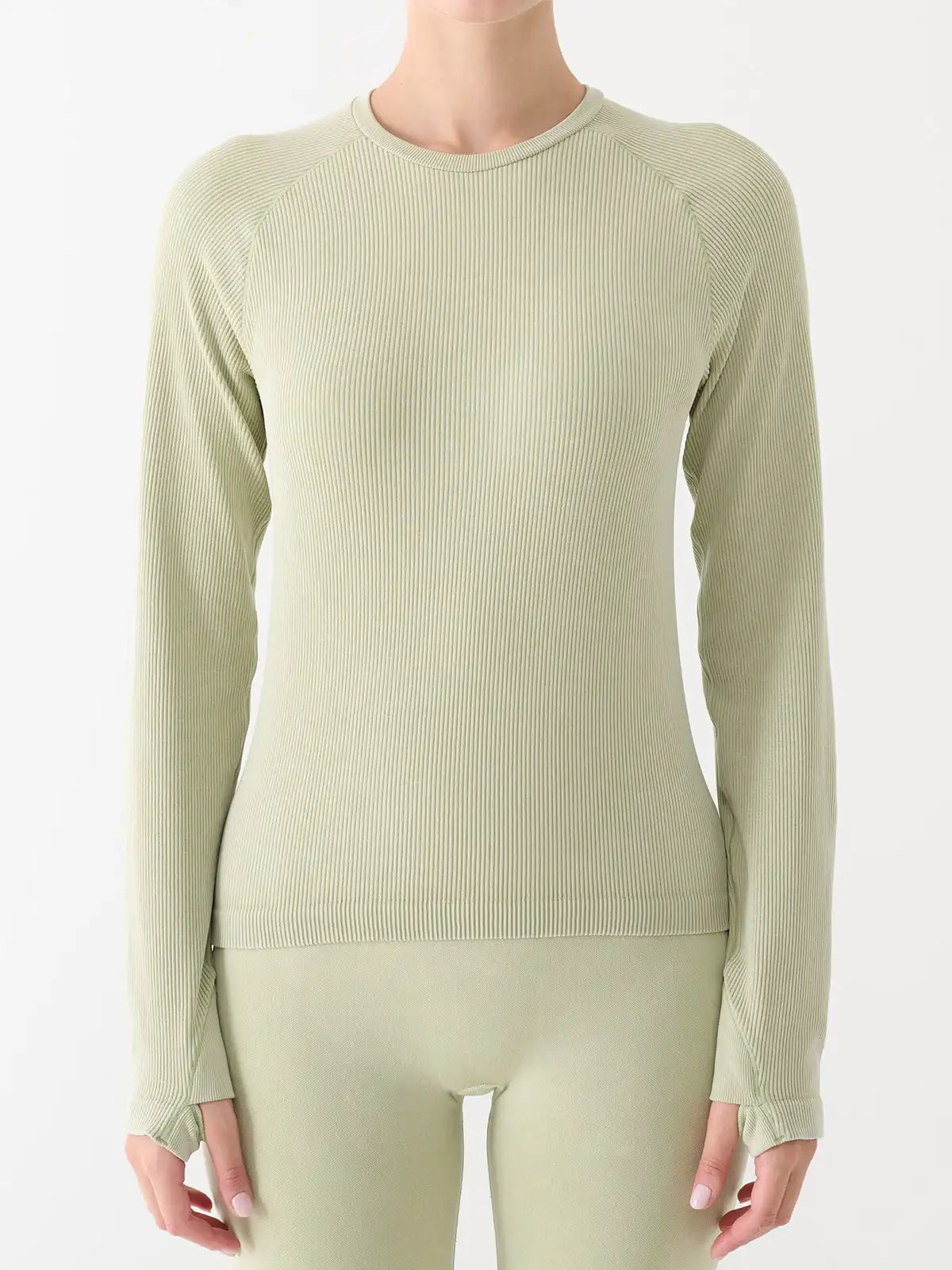 Camiseta Manga Longa FNK Yoga - Verde Claro | 4F