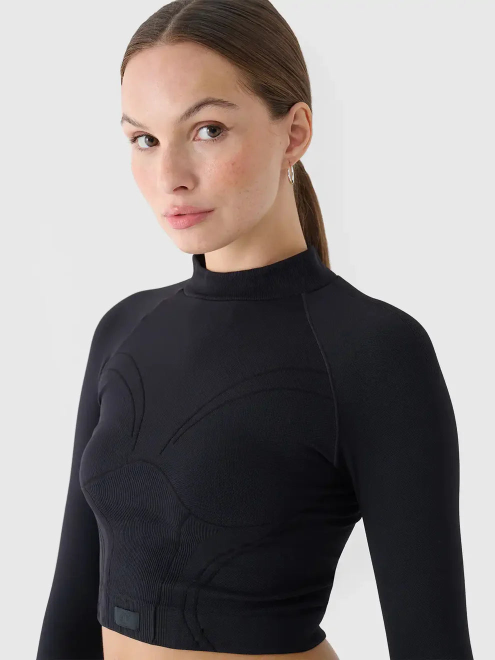 Camiseta Manga Longa FNK Training - Preta | 4F