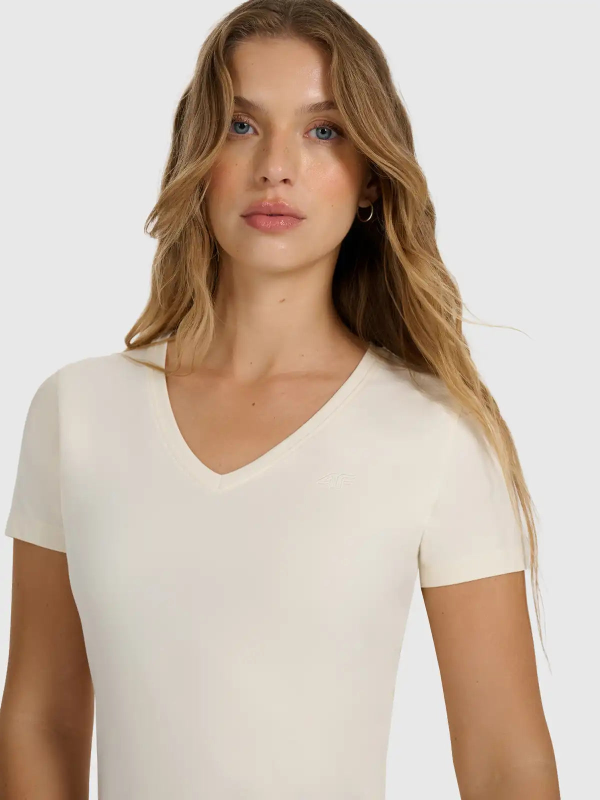Camiseta Sportstyle slim - Creme | 4F