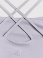 Top Cropped Feminino Yoga Quick-drying - Roxo Claro | 4F