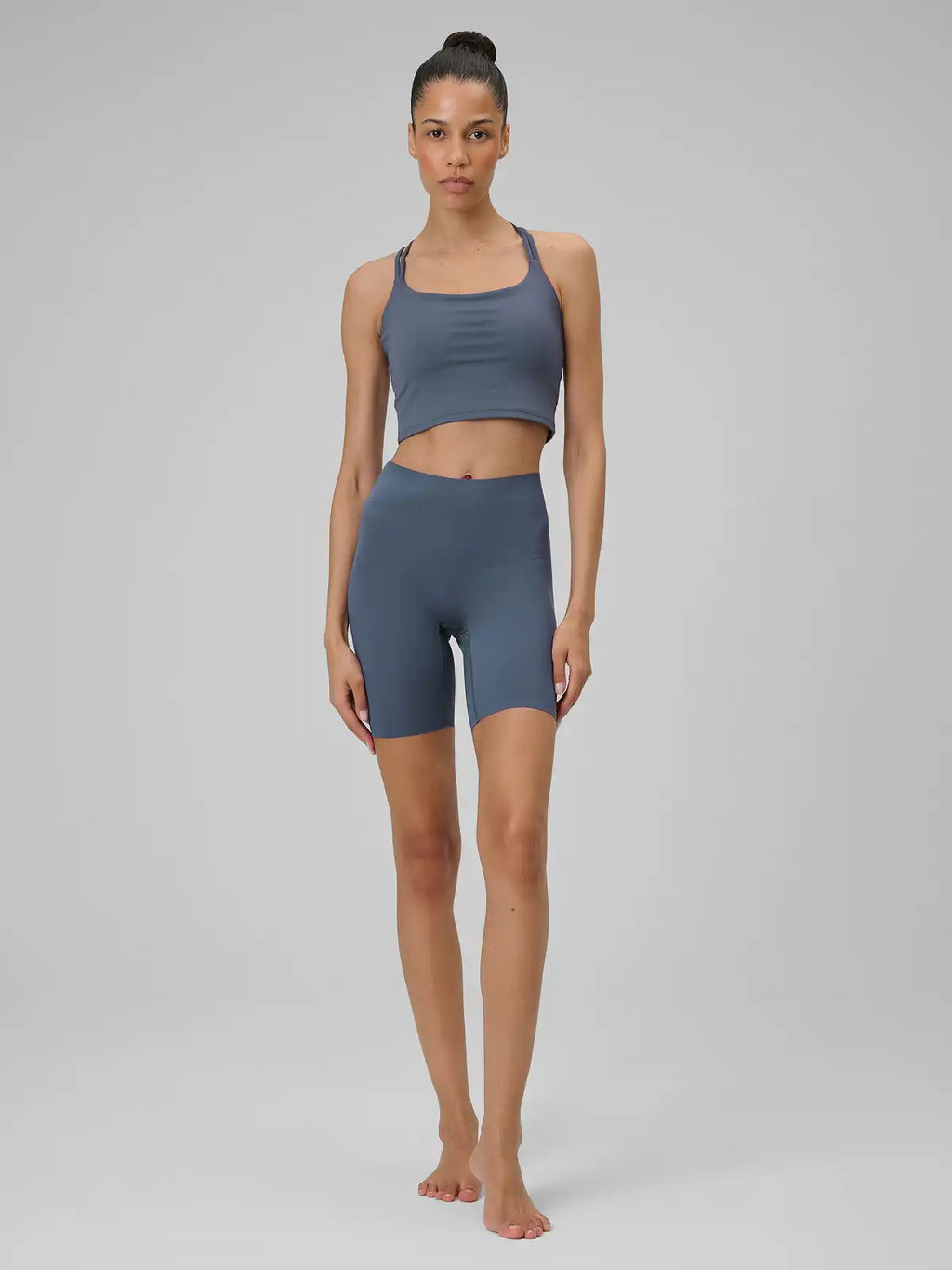 Bermuda Legging Feminina Yoga - Azul Marinho | 4F